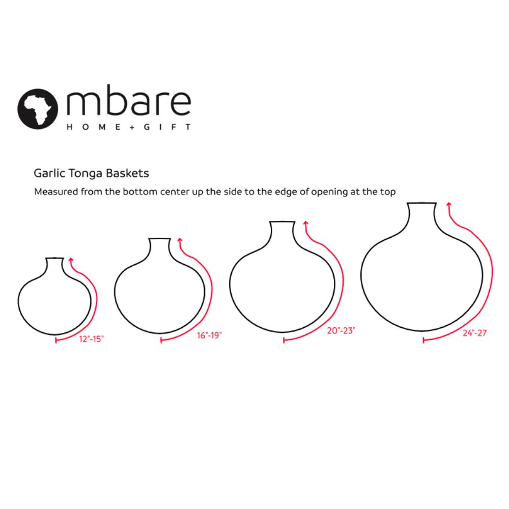 Garlic Tonga Sculptural Basket | Mbare | Sorelle Rossi