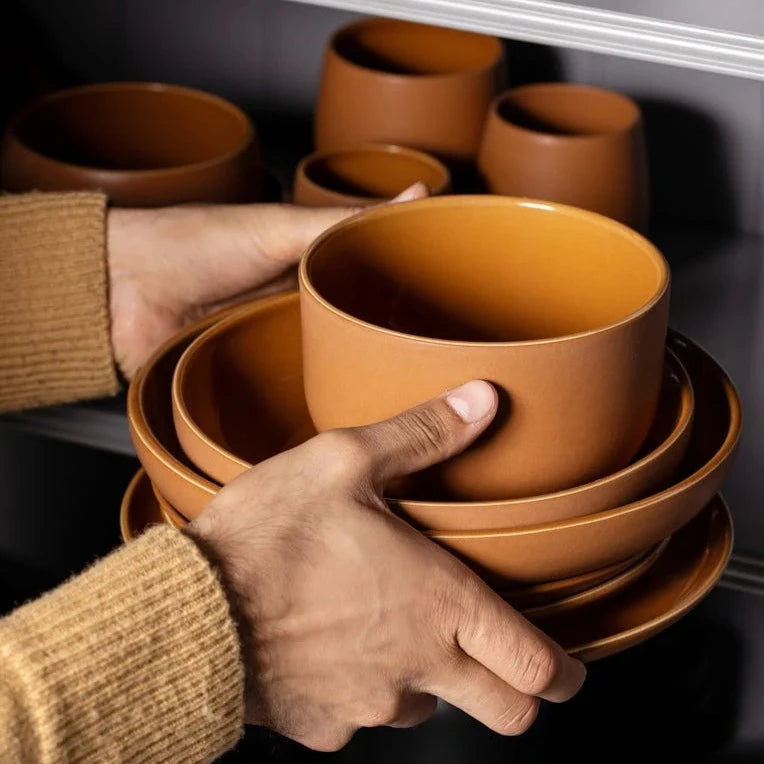 Tunisian Bowl Terracotta | Gharyan Stoneware | Sorelle Rossi