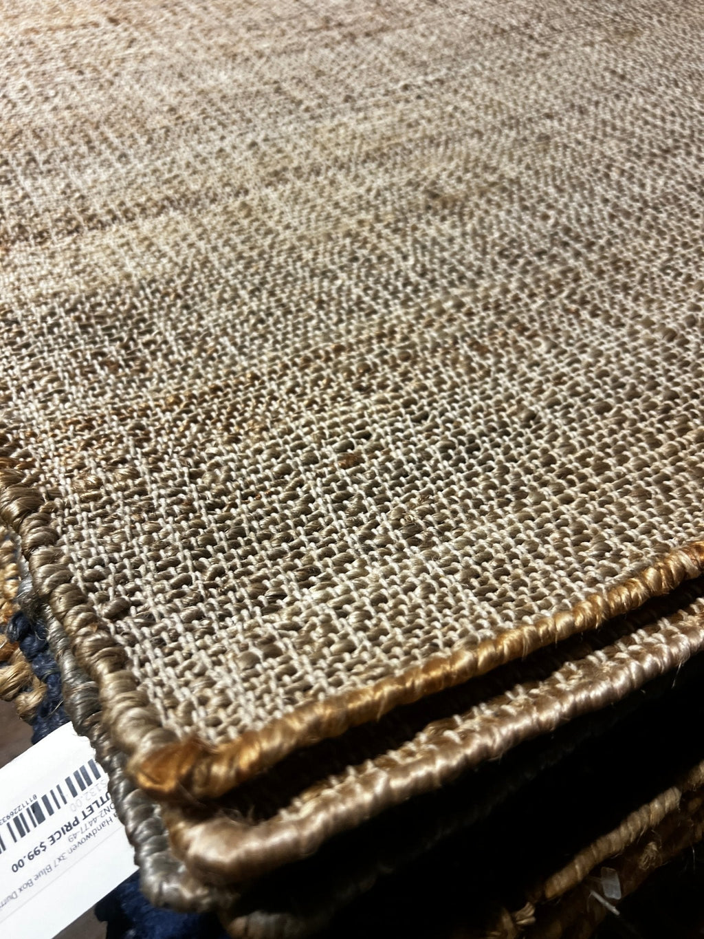 Dwayne Schneider 2.6x10 Thin Weaved Natural Jute Runner Rug