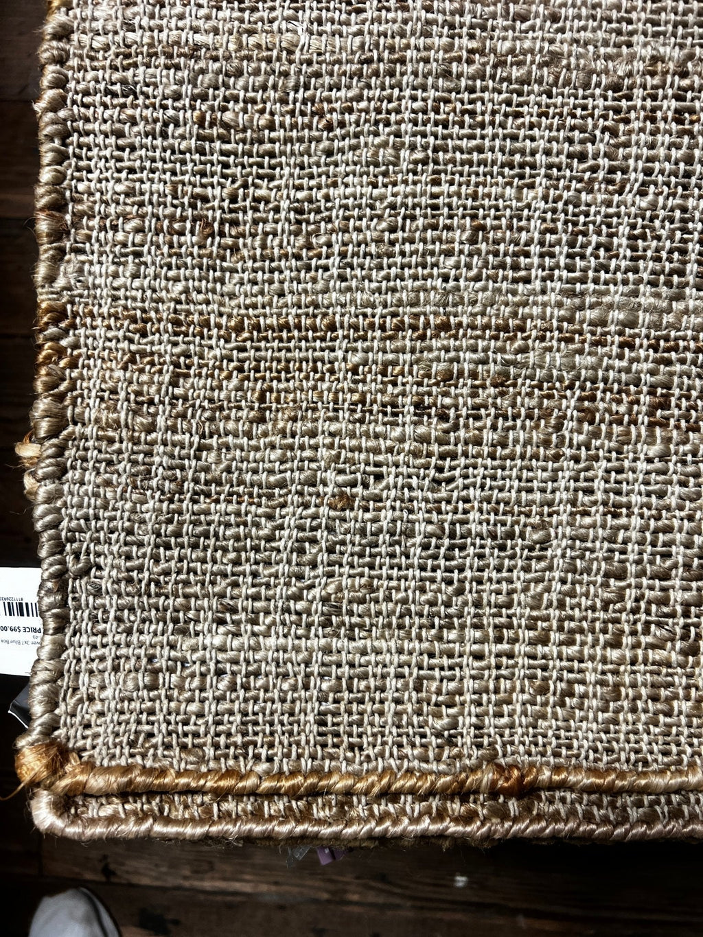 Dwayne Schneider 2.6x10 Thin Weaved Natural Jute Runner Rug
