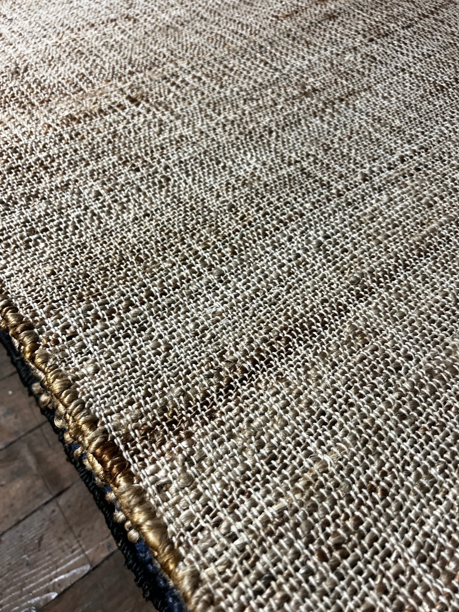 Dwayne Schneider 2.6x10 Thin Weaved Natural Jute Runner Rug