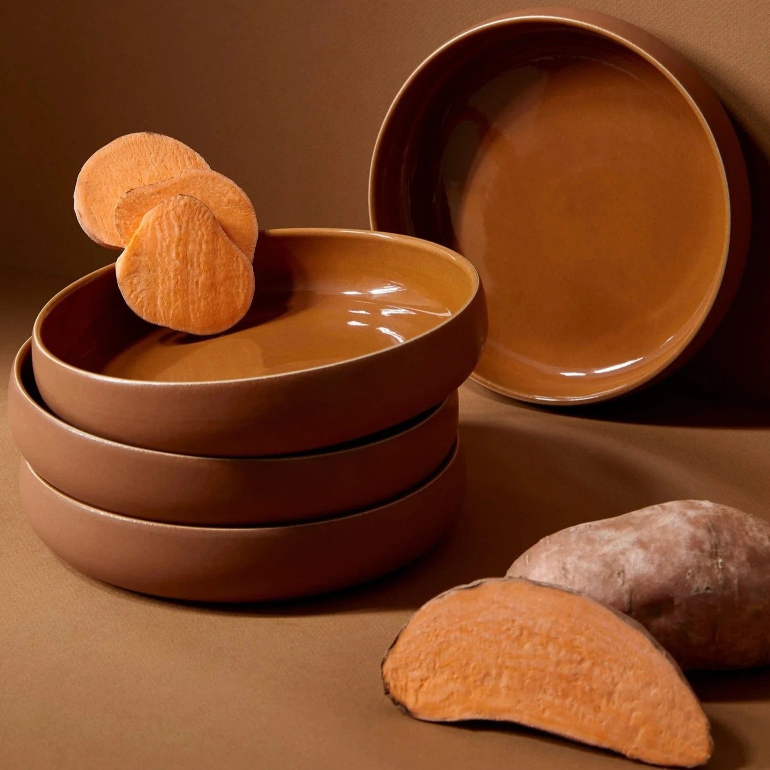 Tunisian Pasta Bowl Terracotta | Gharyan Stoneware | Sorelle Rossi
