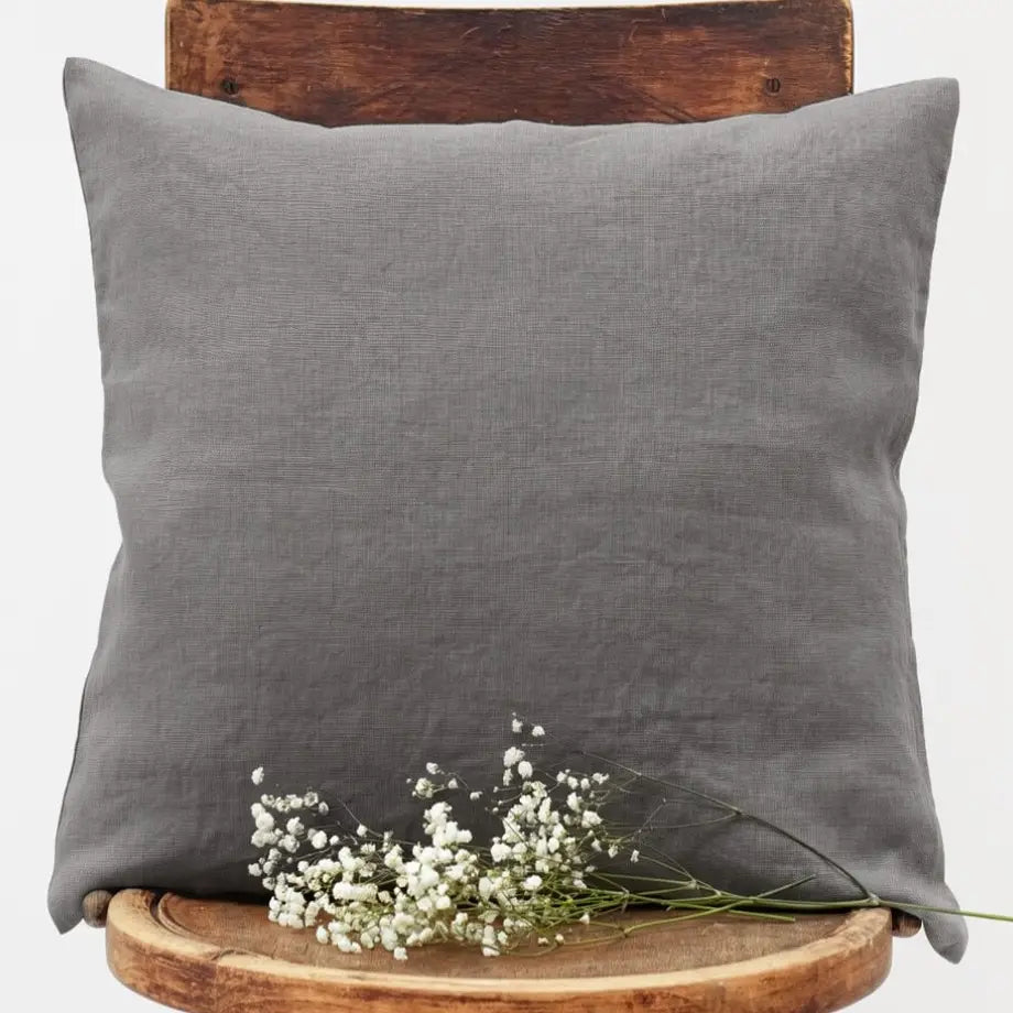 Stone Linen Cushion Covers | Set of 2