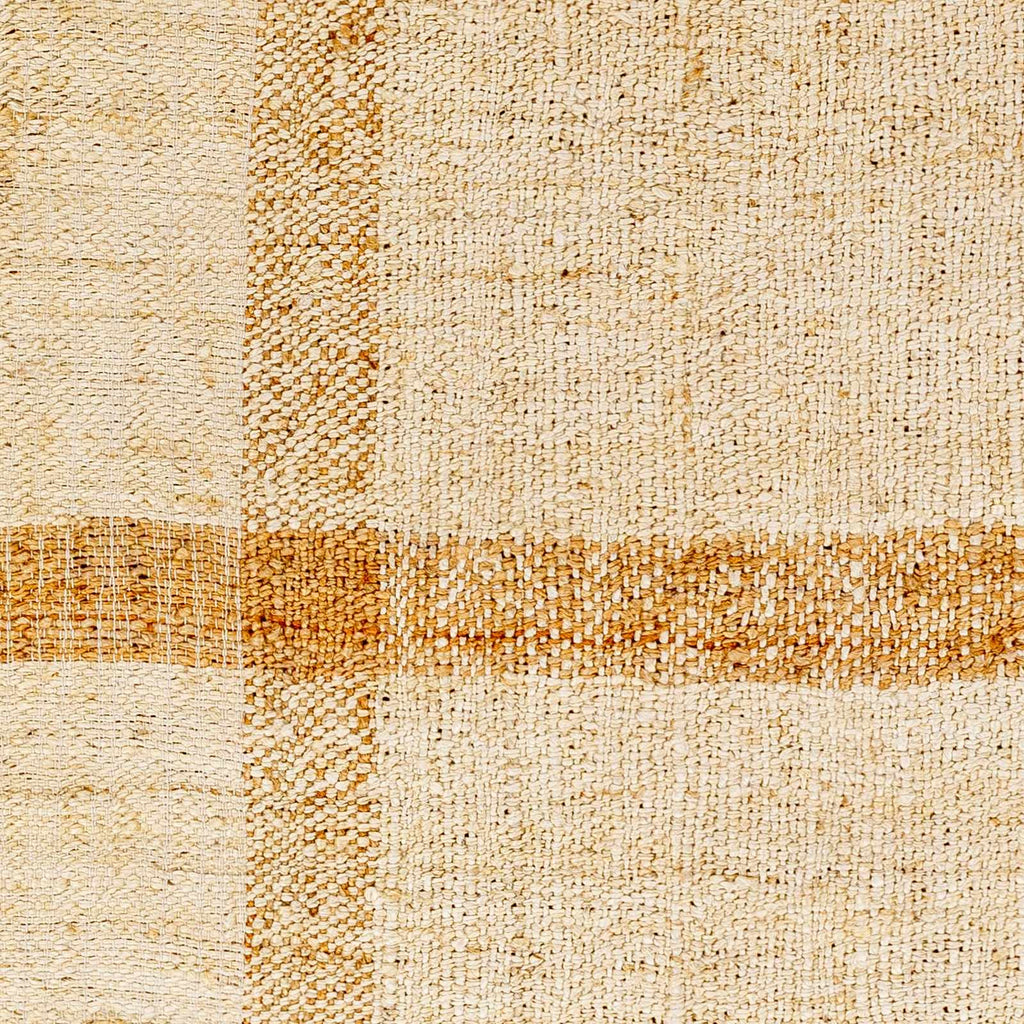 Errin Hand-Woven Jute Area Rug | Camel & Beige