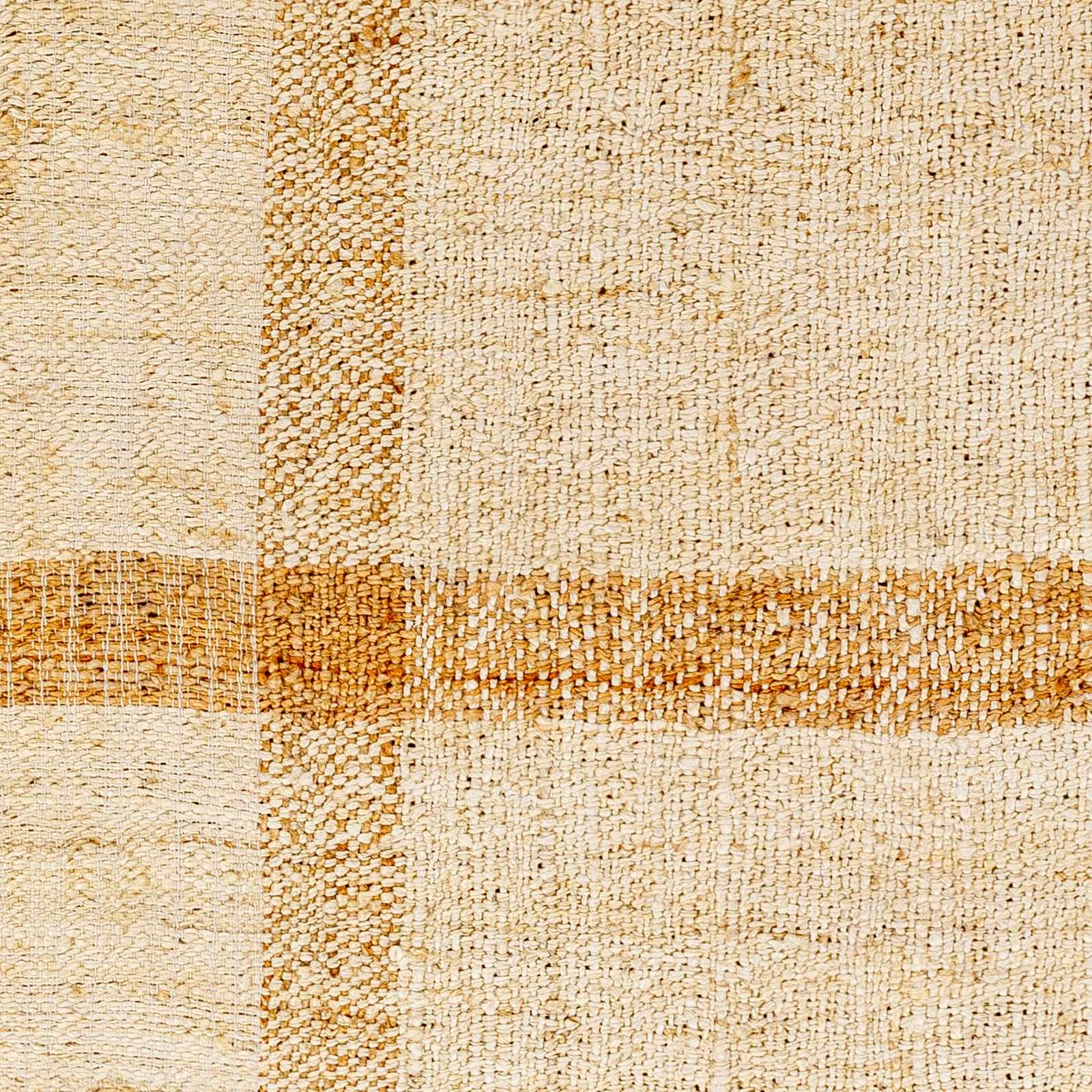 Errin Hand-Woven Jute Area Rug | Camel & Beige