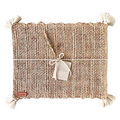 S/4 Rectangular Placemat with Tassels