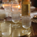 Kira Hand-Blown Borosilicate Stemware Chalice – Set of 4 | Artisan Glass