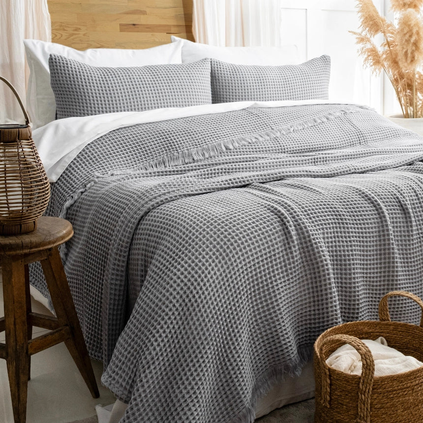 GOTS Certified Organic Cotton Waffle Bedding