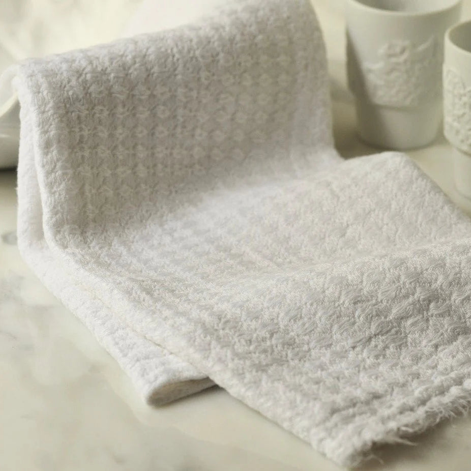 Hampton Linen Hand Towels – Set of 6 | 100% European Linen Kitchen & Bath Towels