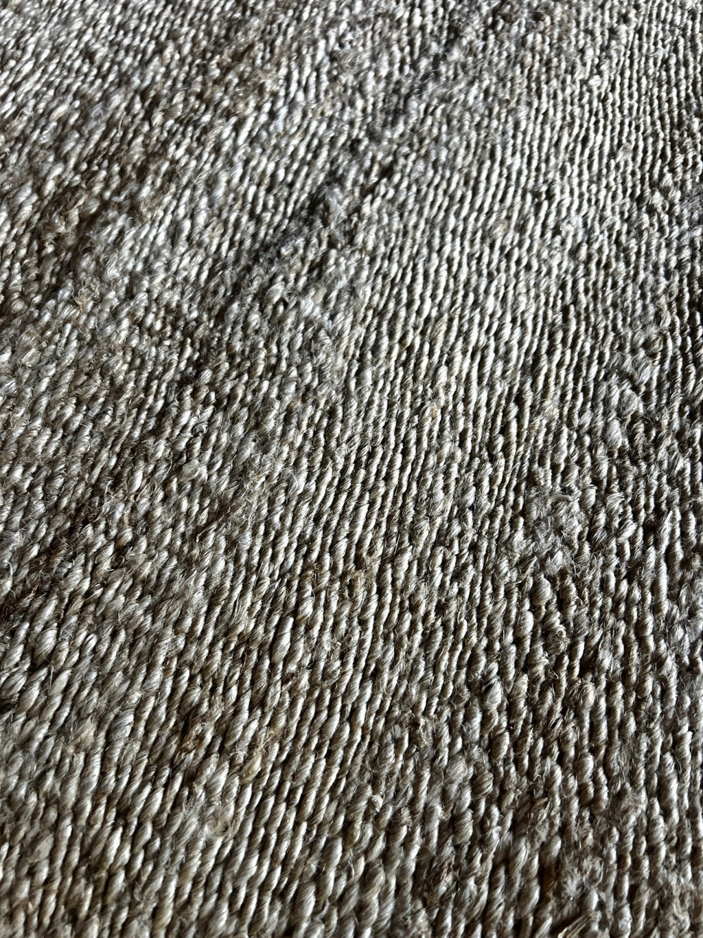Iris Thayer 8.3x10 Textured Natural Beige Jute Rug