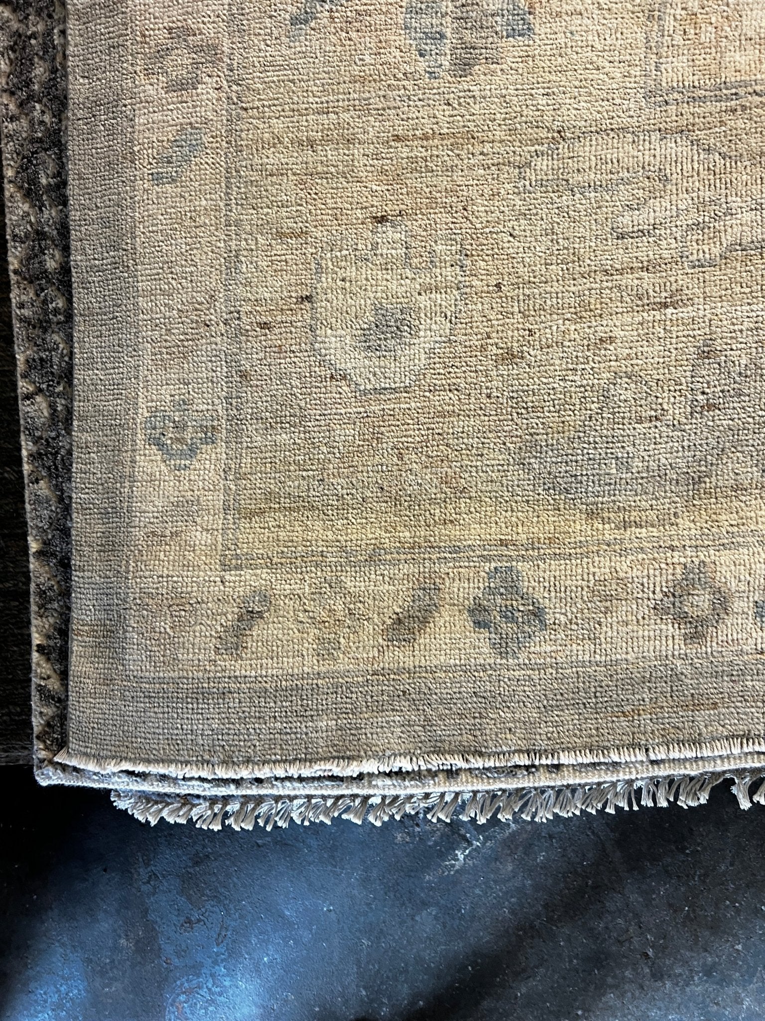 Janet Lynn 9.11x13.9 Whitewashed Afghani Oushak