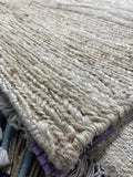 Keoki 8.3X10 Natural Design Handwoven Jute Soumak Rug