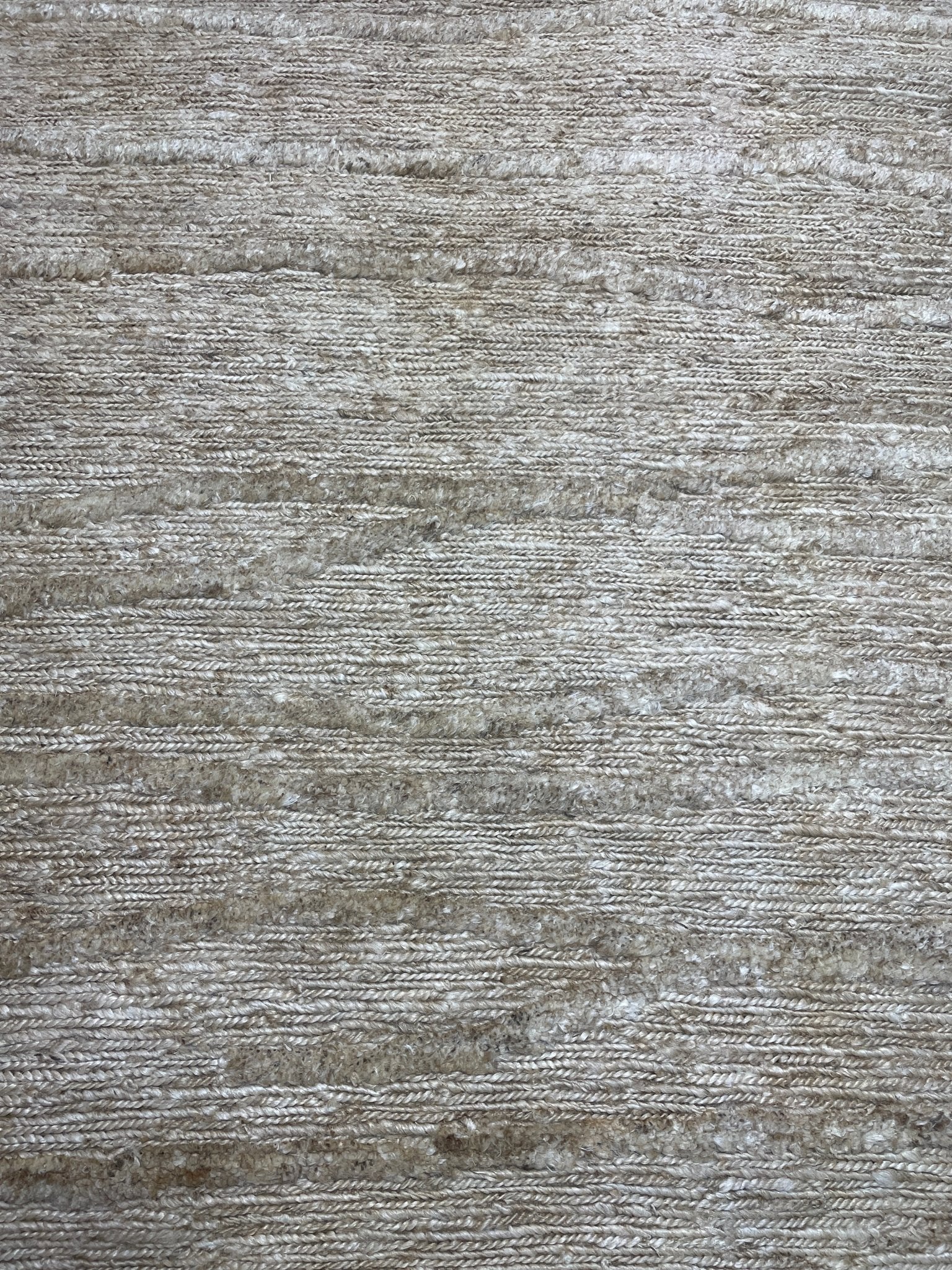 Keoki 8.3X10 Natural Design Handwoven Jute Soumak Rug