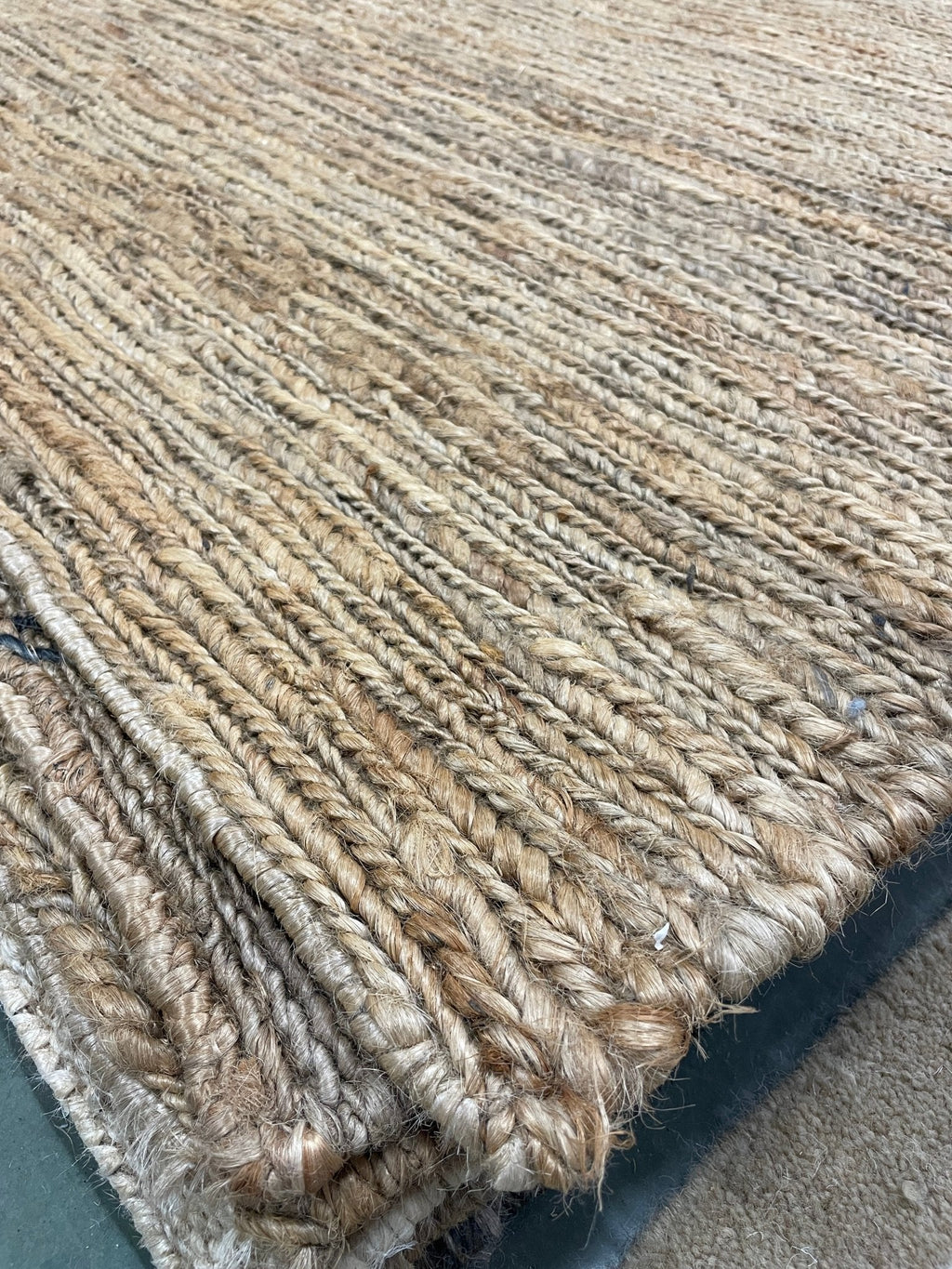 Kevin Dobson 10.3x13.3 Natural Jute Soumak Rug