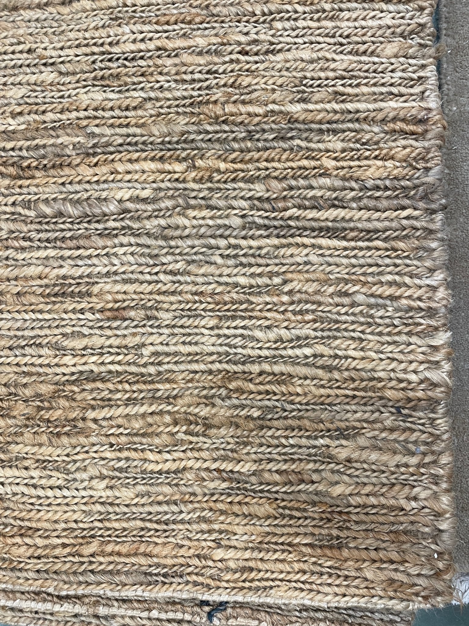 Kevin Dobson 10.3x13.3 Natural Jute Soumak Rug