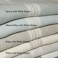 Maison Linen Throw Blanket – 100% European Linen Neutral Throw for Sofa & Bed