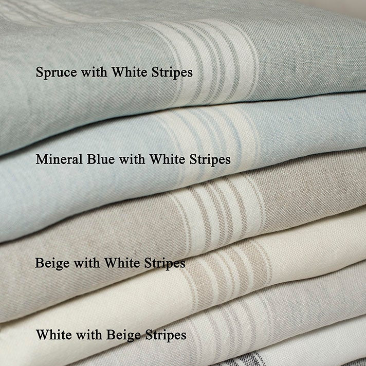 Maison Linen Throw Blanket – 100% European Linen Neutral Throw for Sofa & Bed