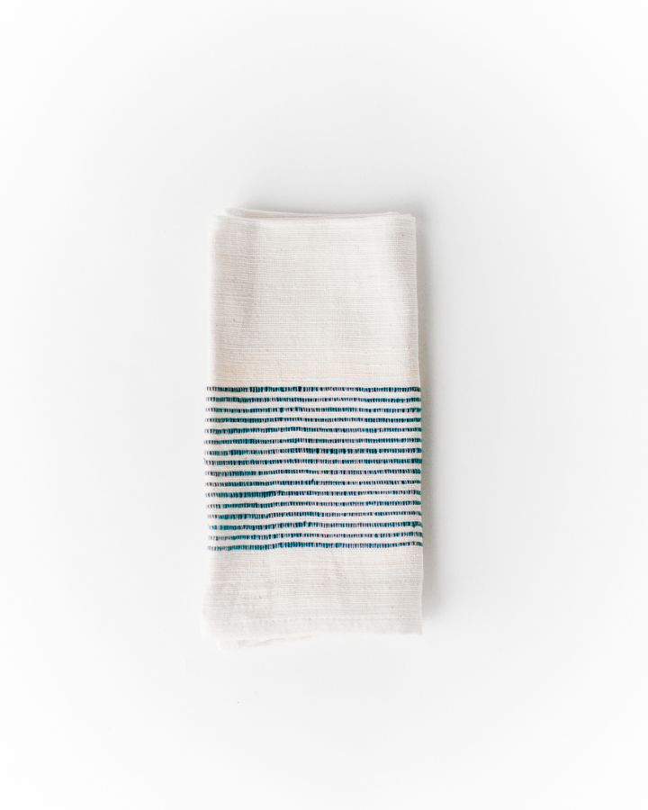 Riviera Handwoven Cotton Napkins (Set) – Ribbed Cloth Napkins | Natural Table Linen