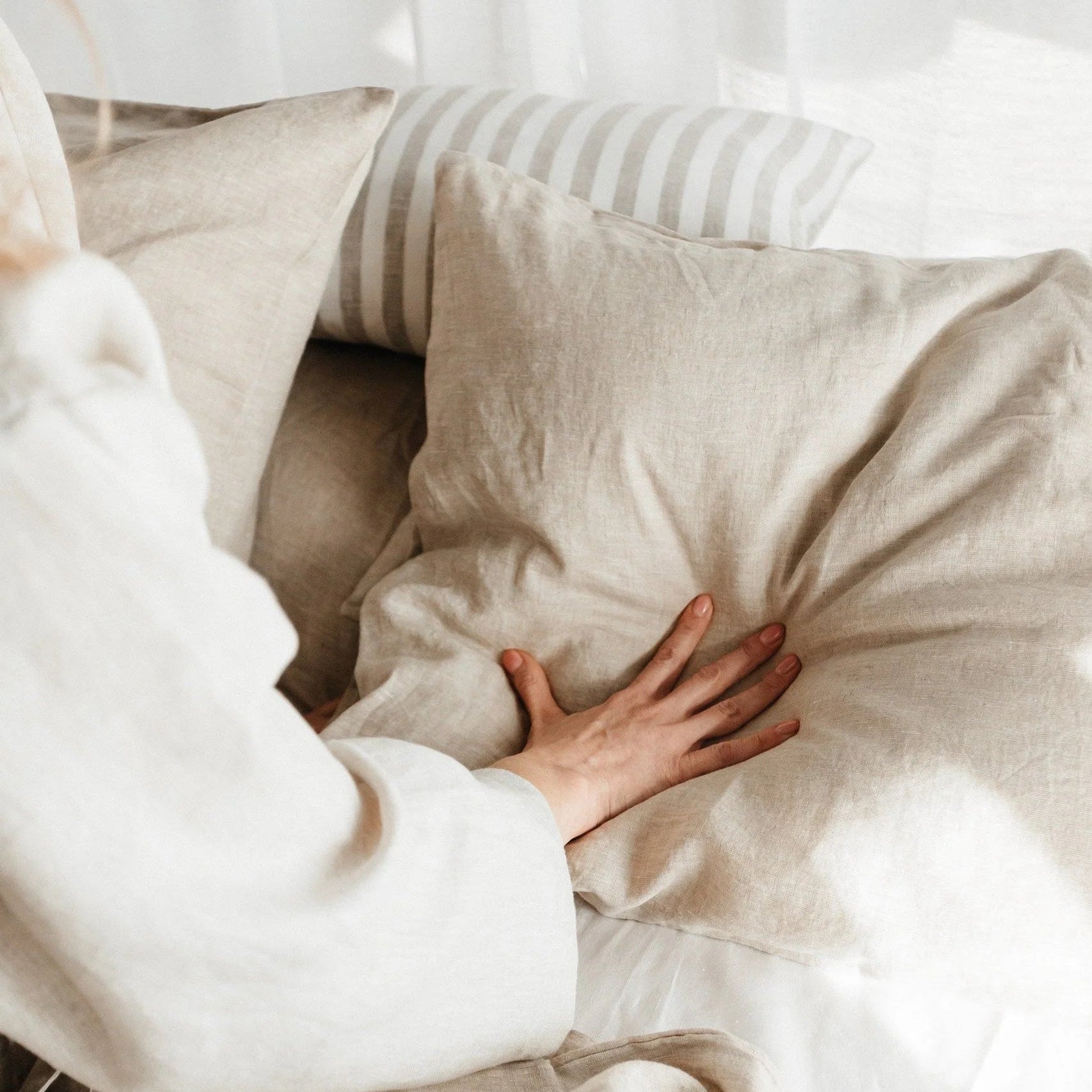 Linen Duvet Cover Set – Trieste Natural | European Flax Bedding