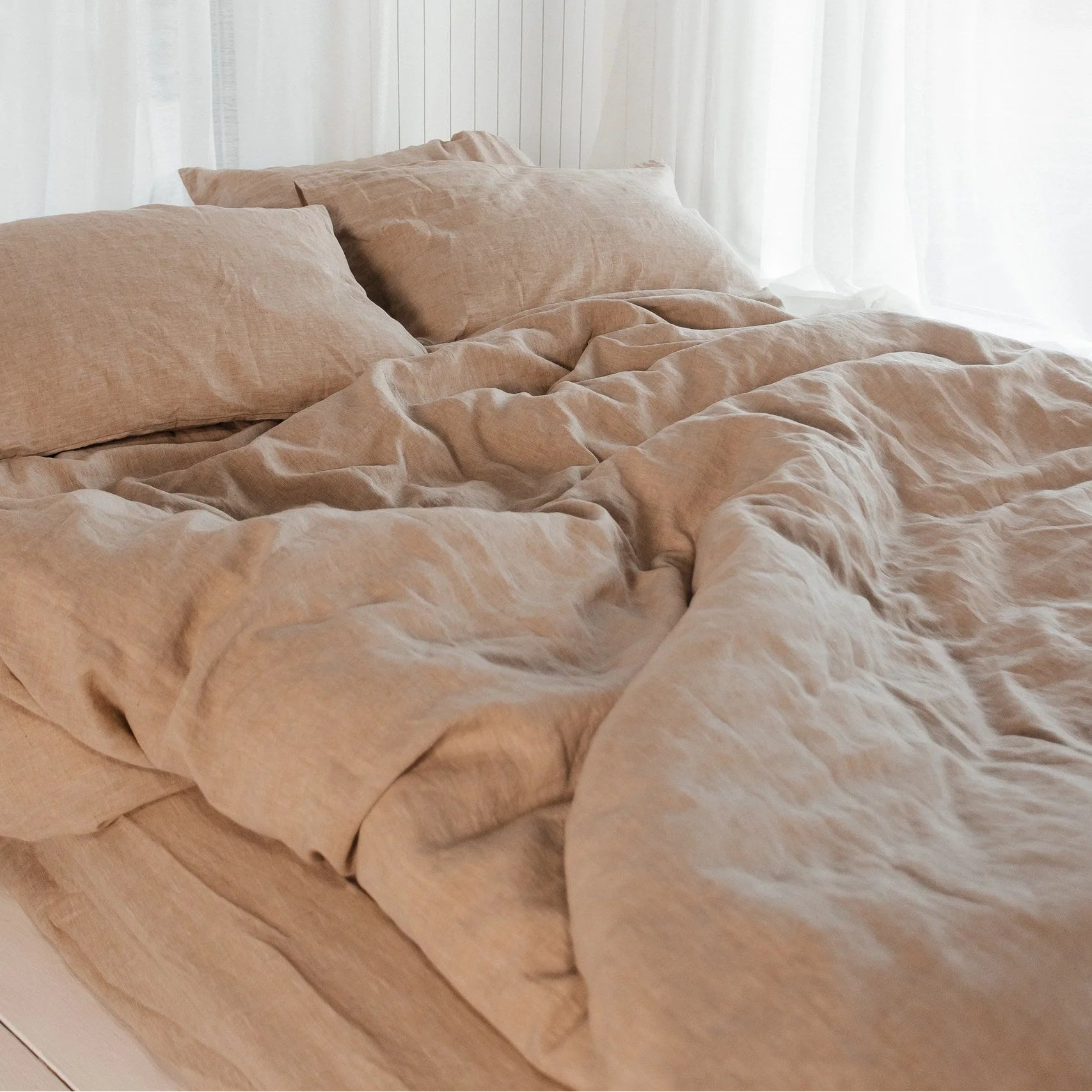 Linen Duvet Cover Set – Trieste Natural | European Flax Bedding