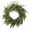 30'' Real Touch Norfolk Pine Christmas Wreath – Lifelike Artificial Wreath