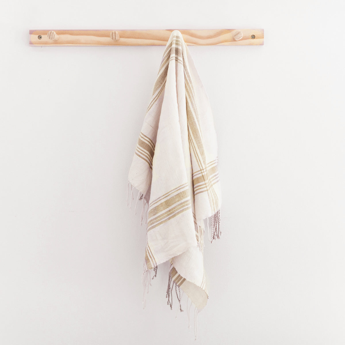 Handwoven Cotton Hand Towel | Farmhouse Plaid