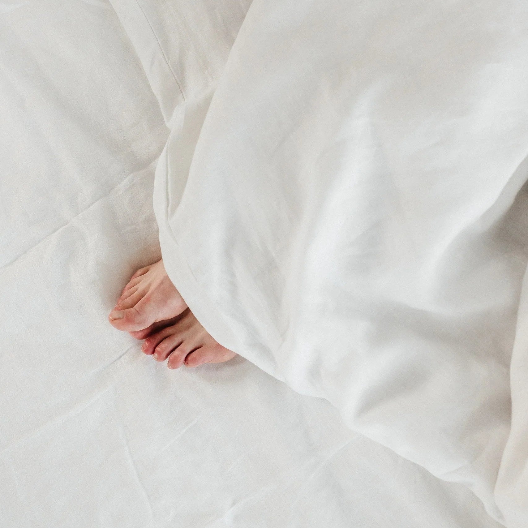 Linen Duvet Cover Set – Trieste White | European Flax Bedding