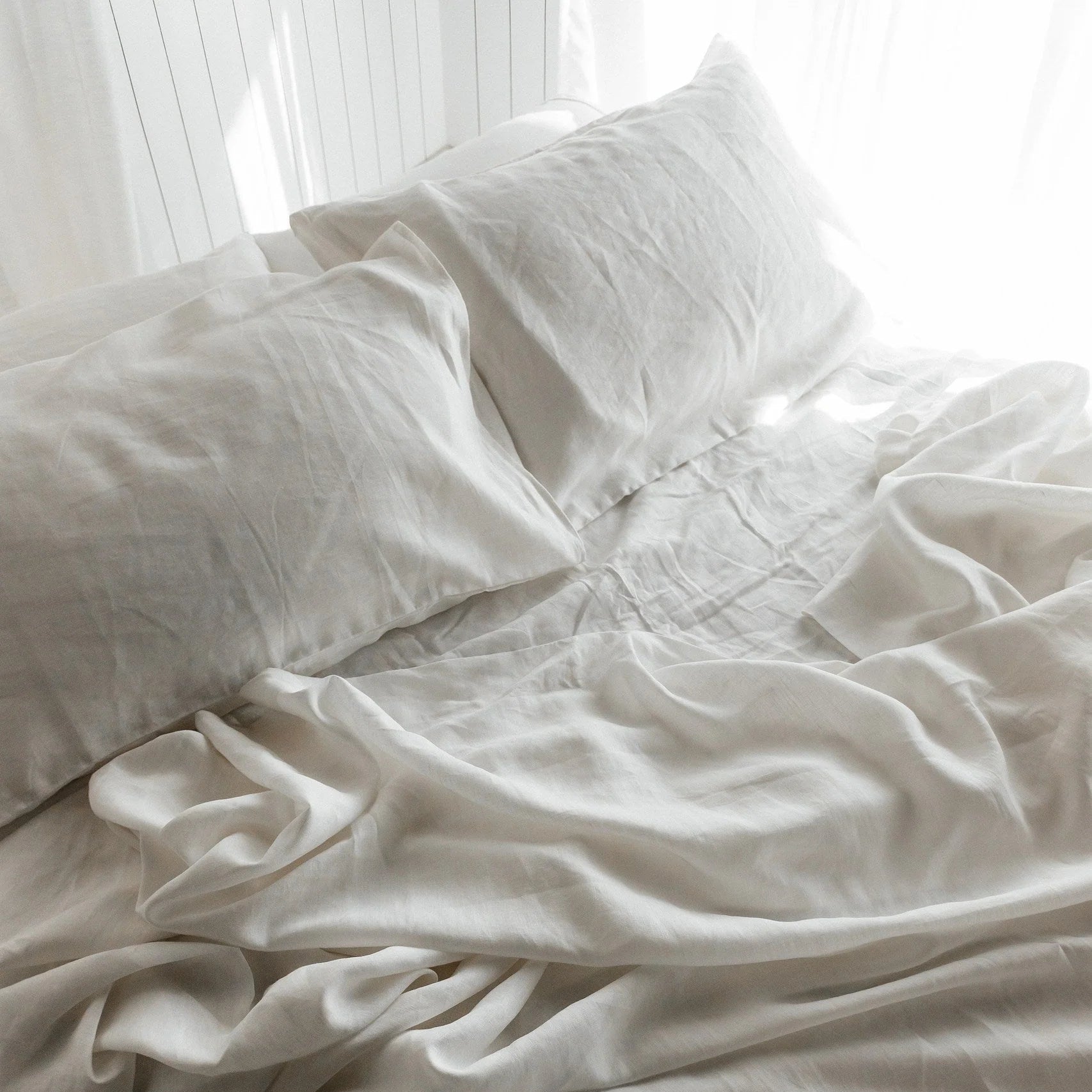 Linen Sheet Set – Trieste | Neutral European Flax Bedding